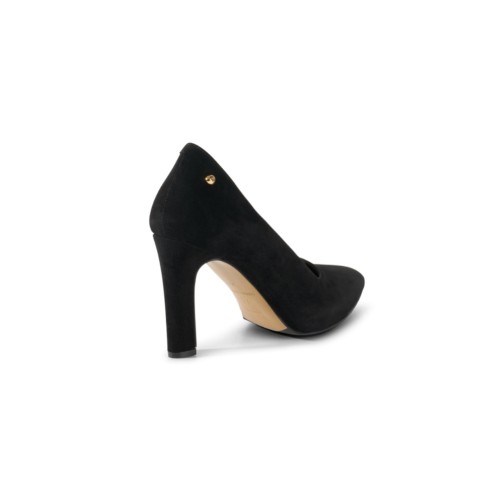 Jackie Pump - Black Suede 10 cm