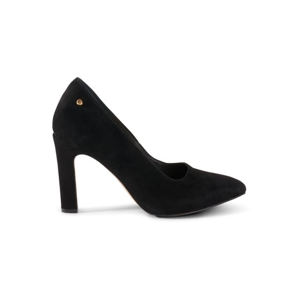 Jackie Pump - Black Suede 10 cm