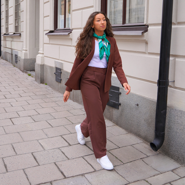 Stella Sneaker - White Pebbled Leather