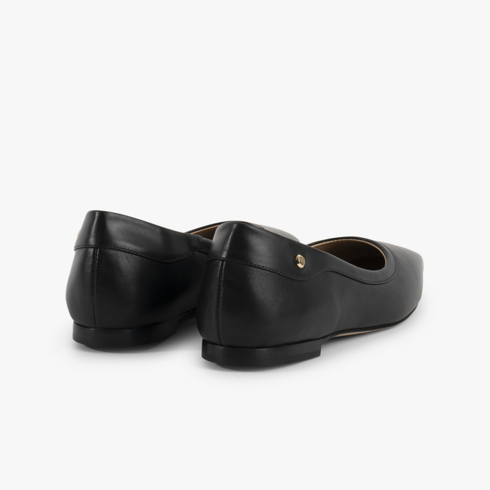 Amy Ballerina - Black Leather