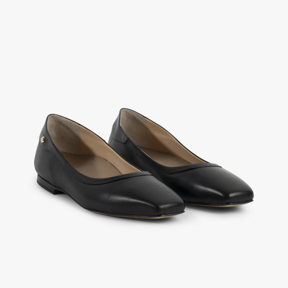 Amy Ballerina - Black Leather