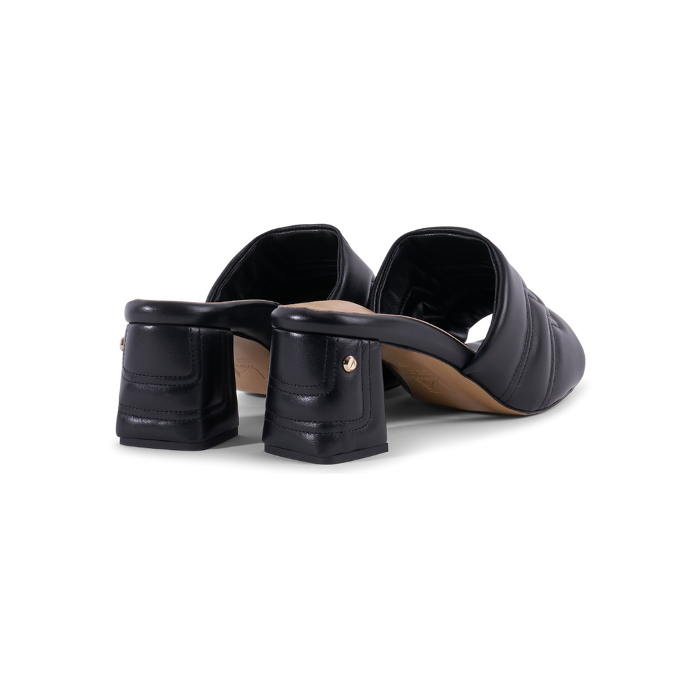 Maty Sandal 5 cm - Black Leather