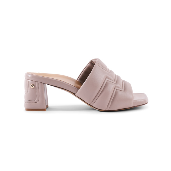 Maty Sandal 5 cm - Beige Leather