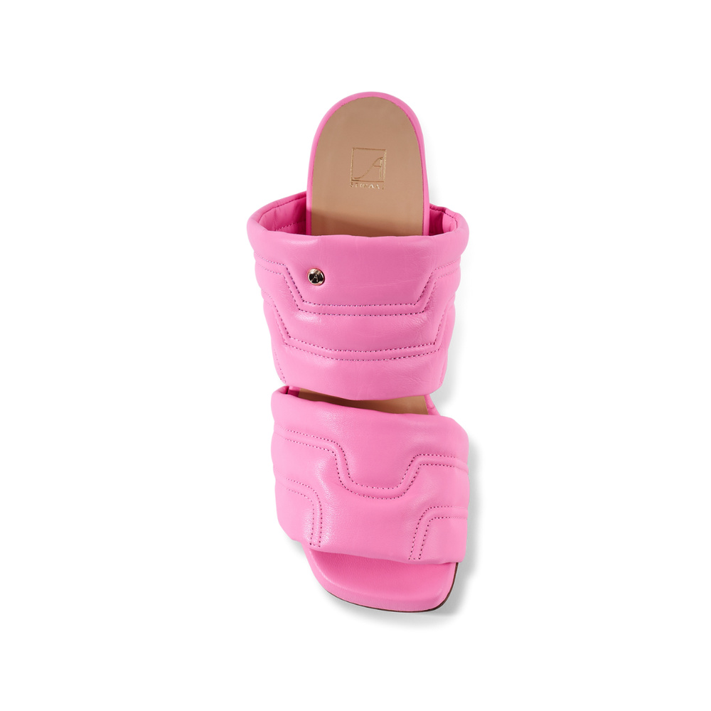 Maty Sandal 9 cm - Pink Leather