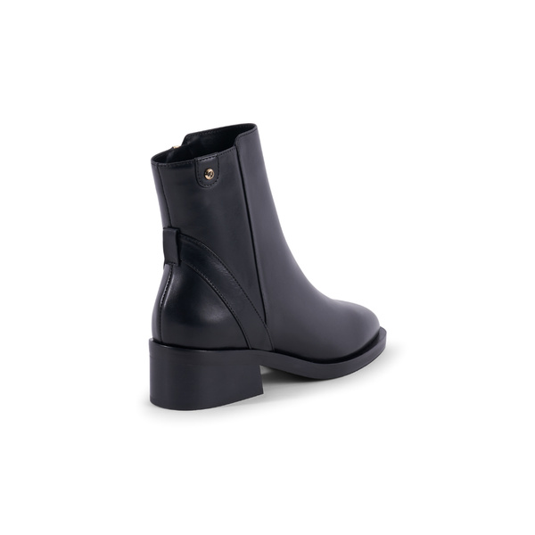 Charlotte Boot - Black Leather 4 cm