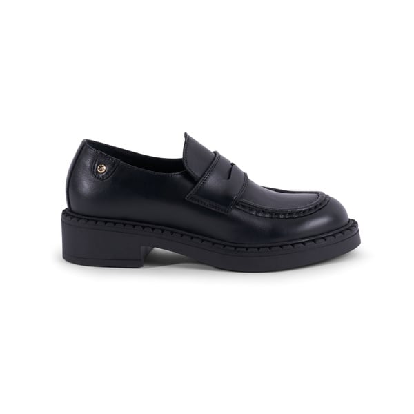 Emma Loafers - Black Leather
