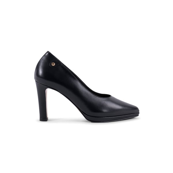 Isa Pump - Black Leather 8 cm