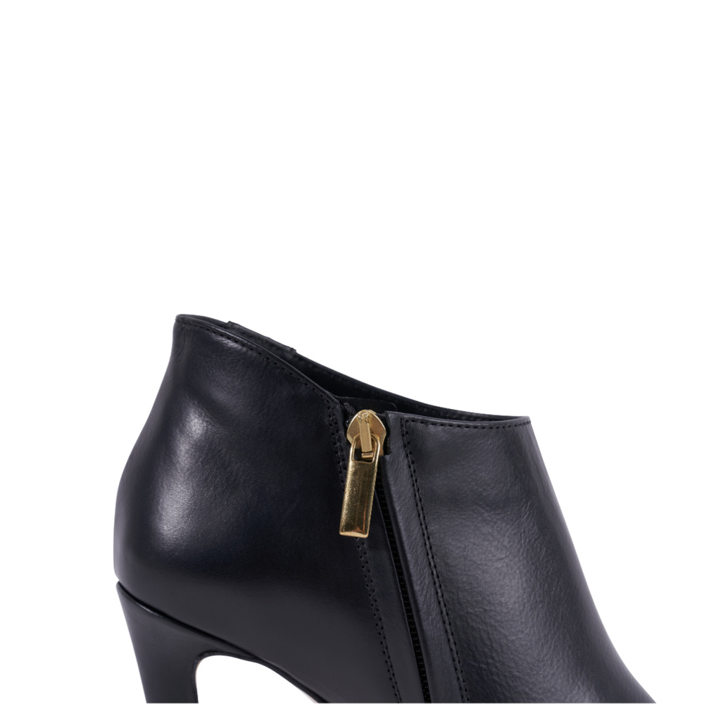 Ivy Boot - Black Leather 9 cm