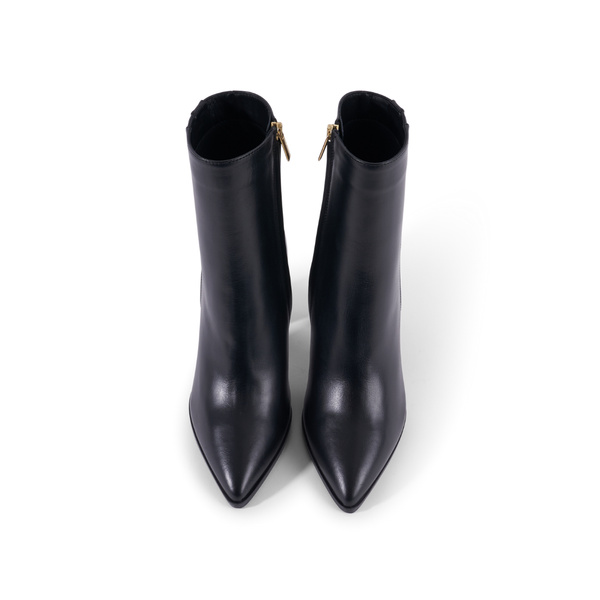 Lily Boot - Black Leather 9 cm