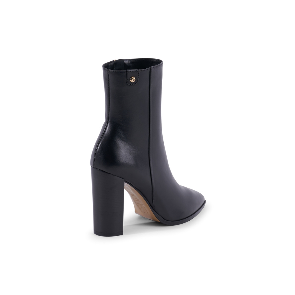 Lily Boot - Black Leather 9 cm