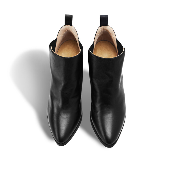 Hanna - Black leather