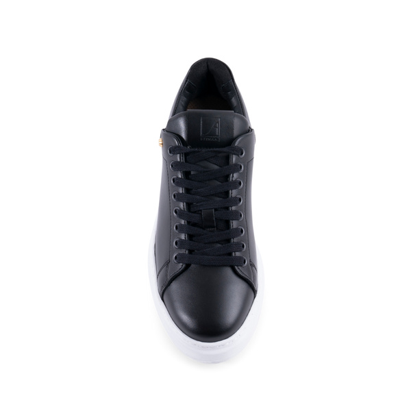 Nelly Sneakers - Black With White Sole