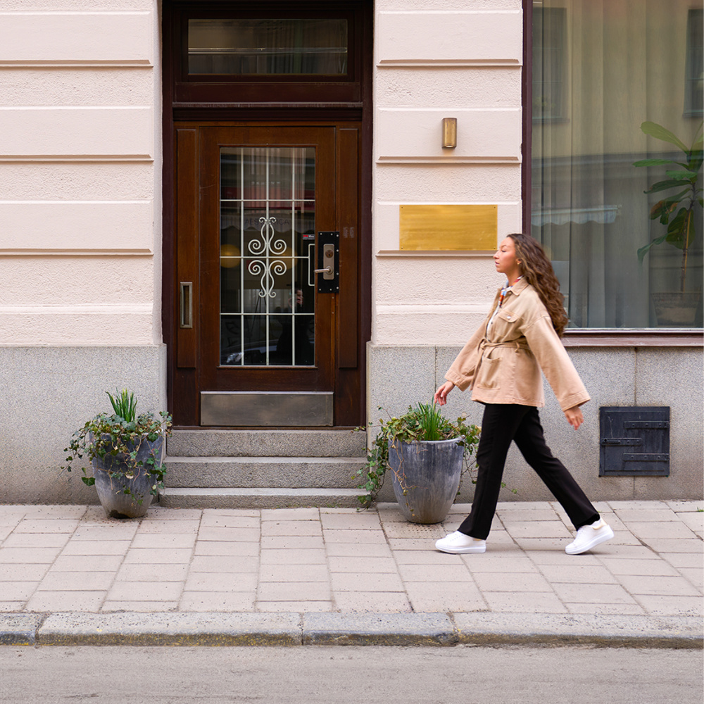 Nelly Sneaker - White Leather