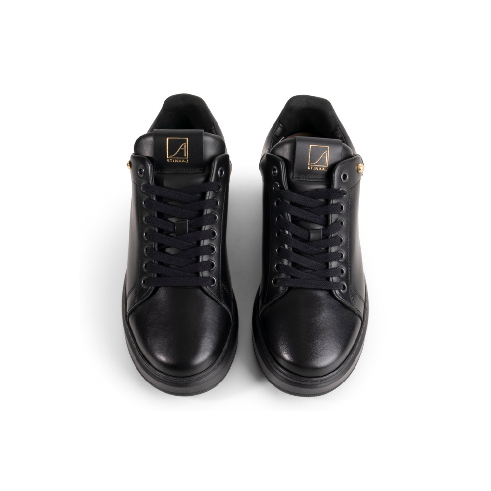 Nelly Sneakers - Black Leather