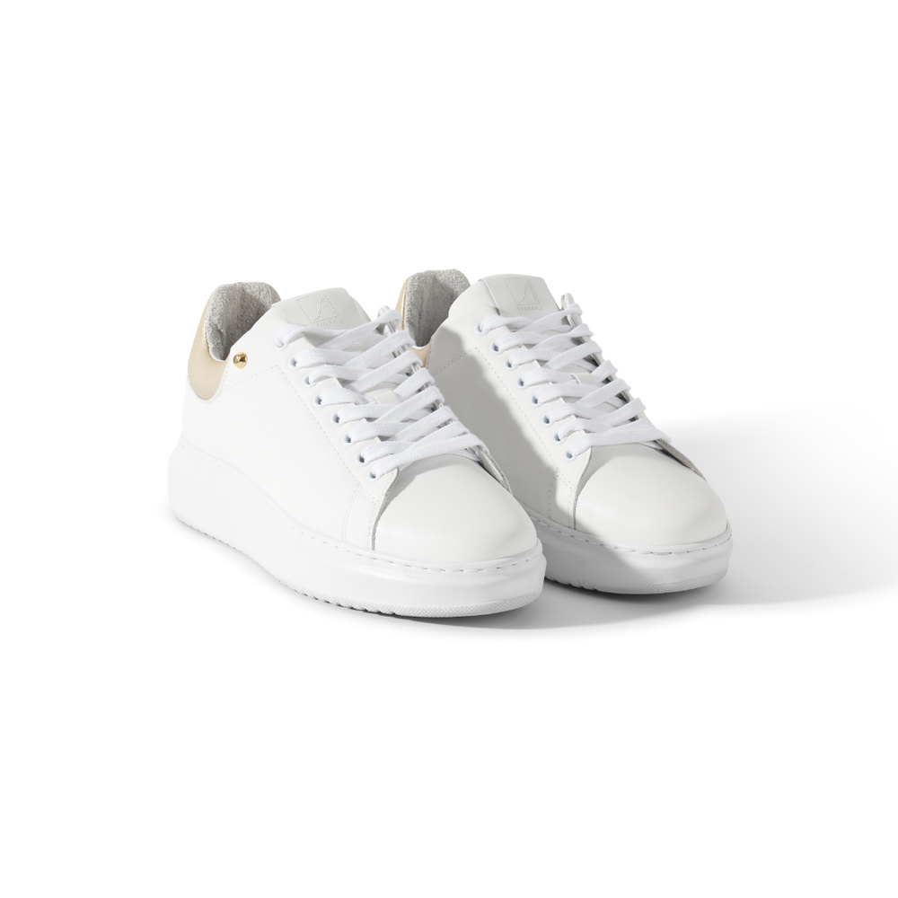 Nelly Sneaker - White Leather