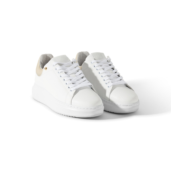 Nelly Sneaker - White Leather