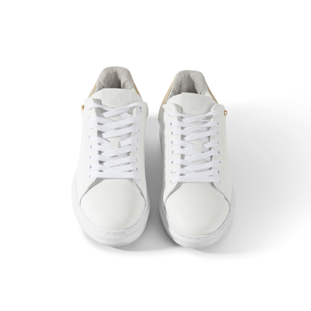 Nelly Sneaker - White Leather