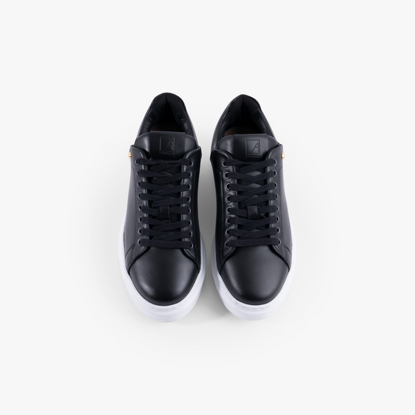 Nelly - Black Leather Sneakers | Stinaa.J Official Store