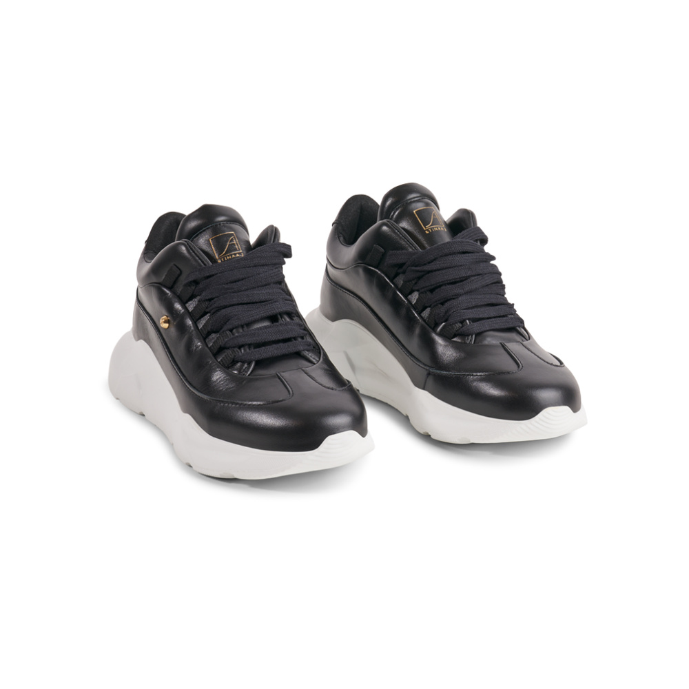 Nova Sneaker - Black Leather