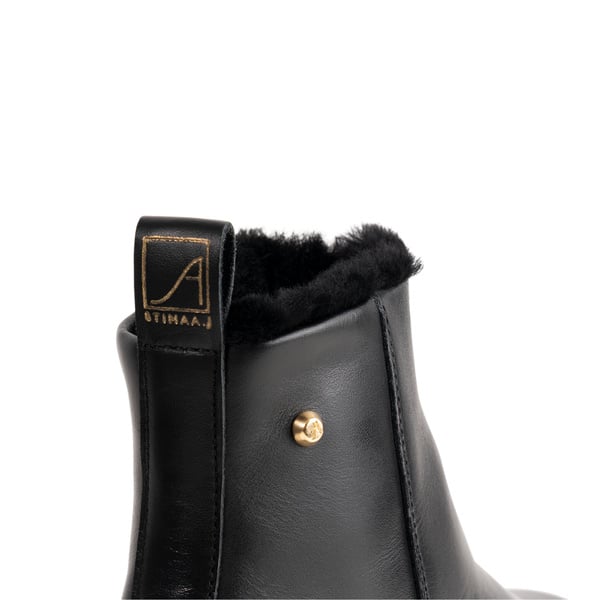 Luna Boot - Black Leather