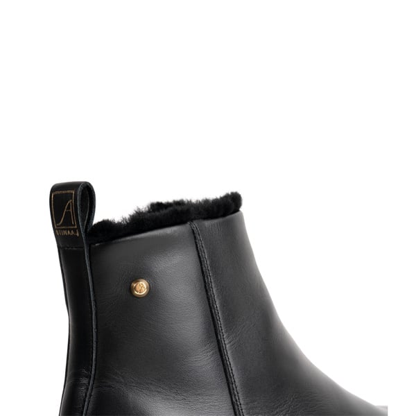 Luna Boot - Black Leather