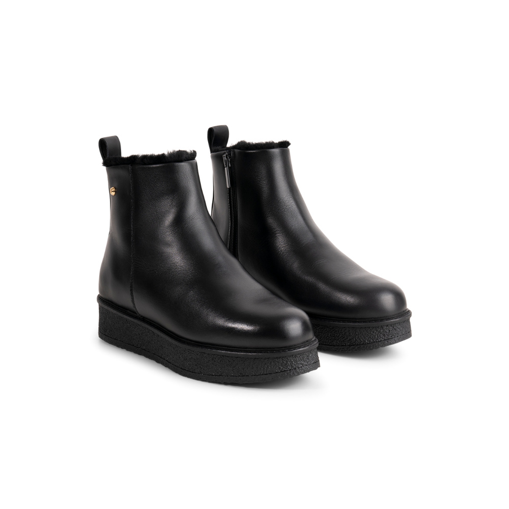 Luna Boot - Black Leather