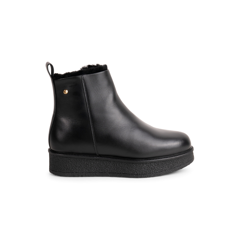 Luna Boot - Black Leather