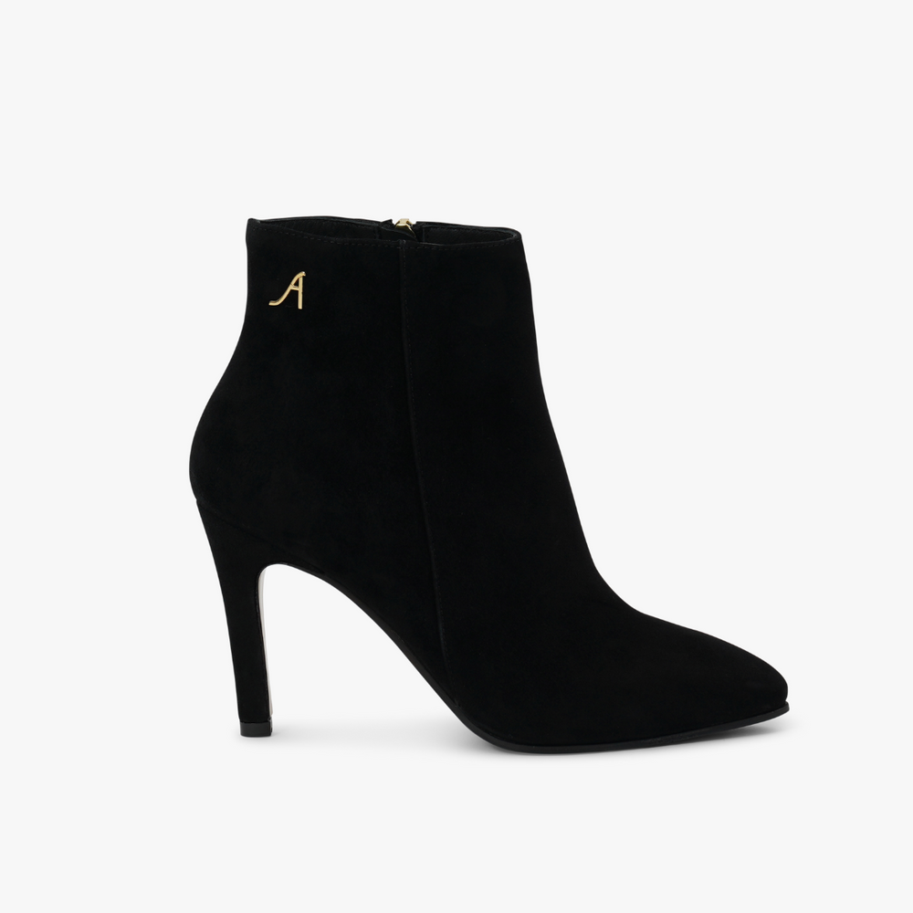 Nora Boot - Black Suede