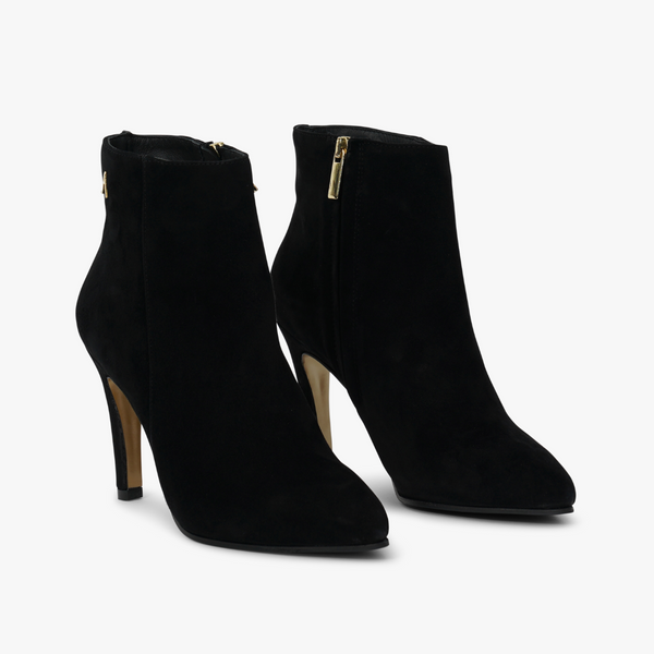 Nora Boot - Black Suede