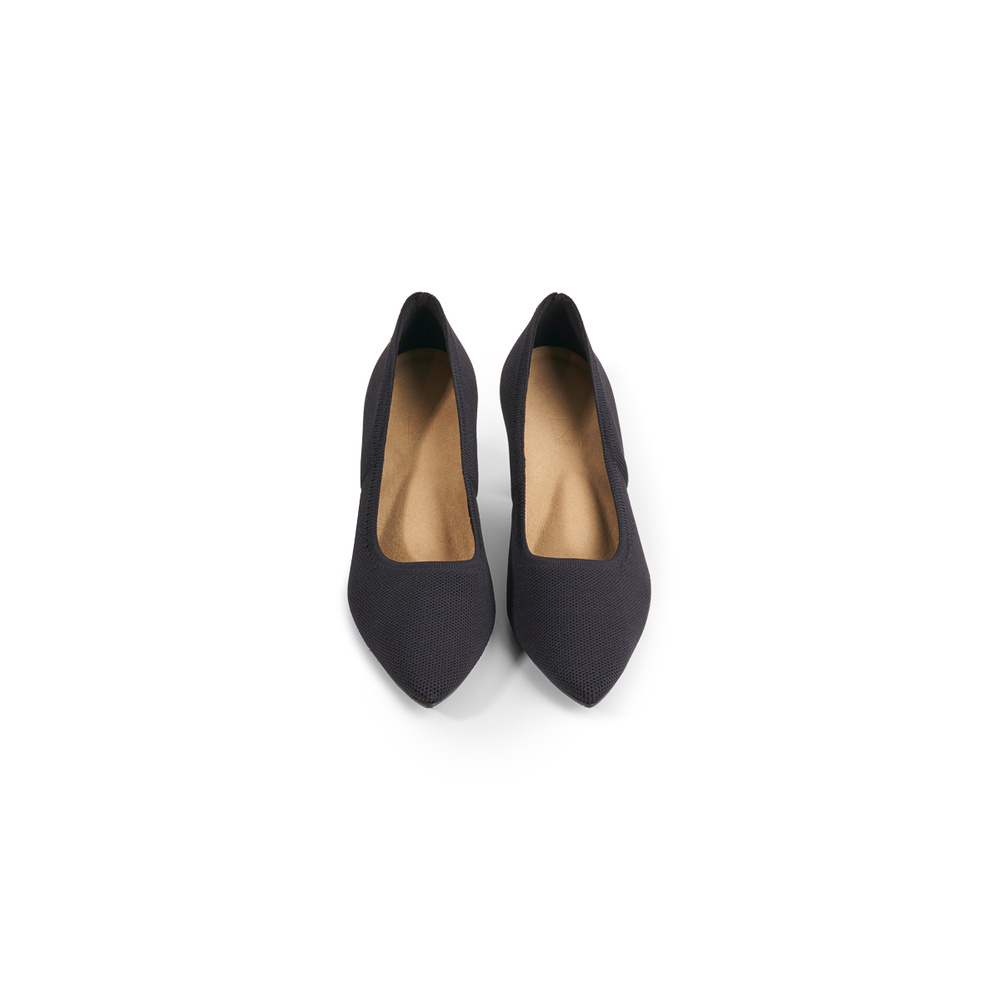 Alice Expandable Pumps - Black 6 cm