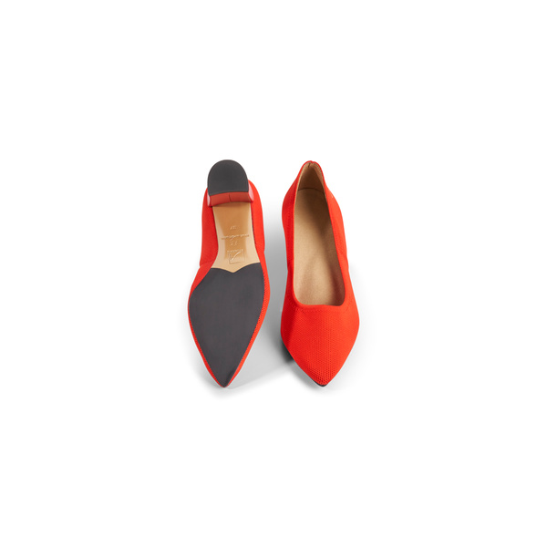Alice Expandable Pumps - Red 6 cm