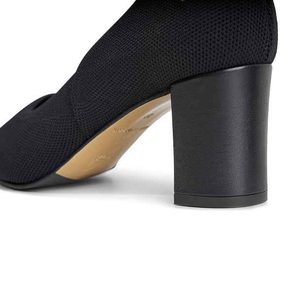 Alice Expandable Pumps - Black 6 cm