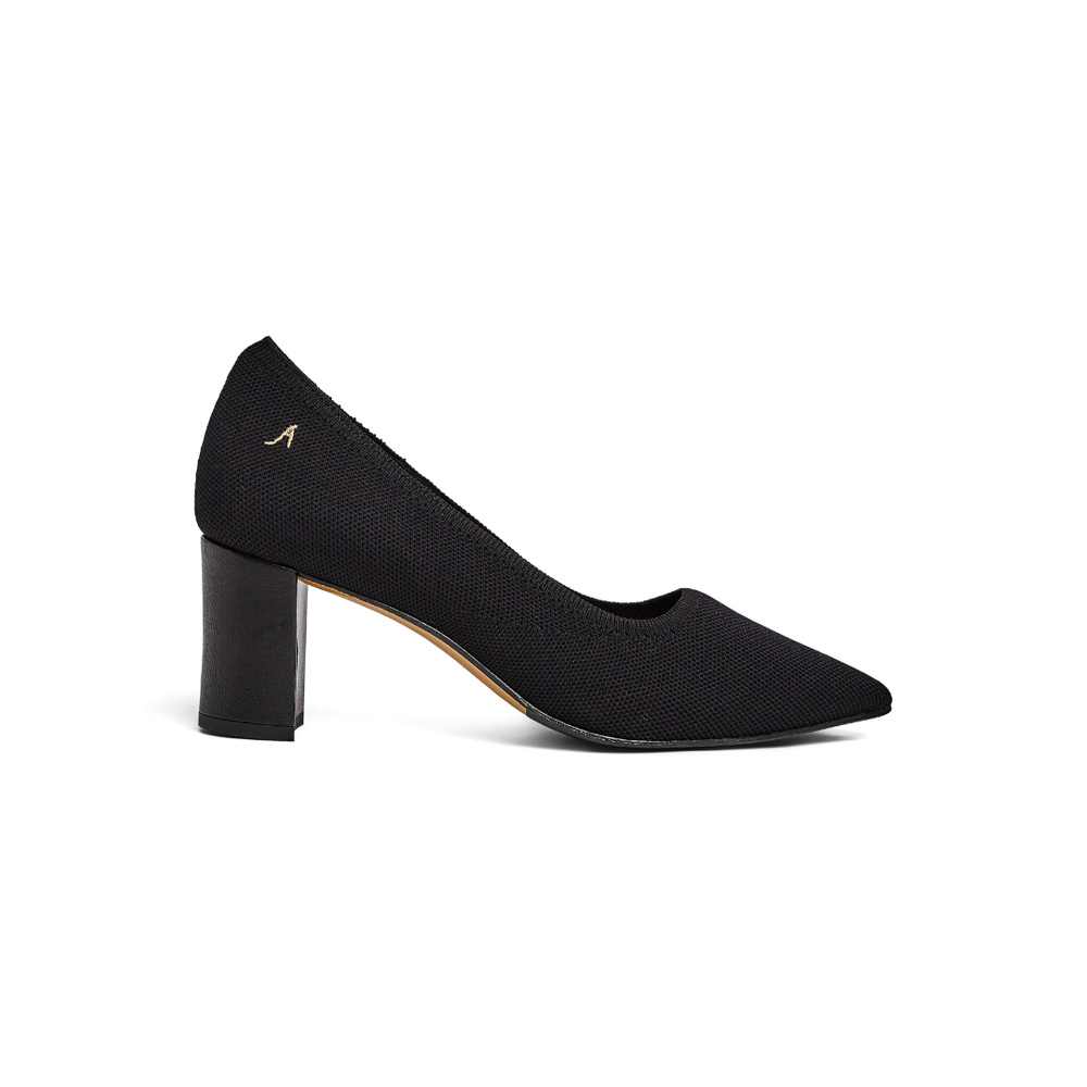 Alice Expandable Pumps - Black 6 cm