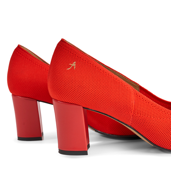 Alice Expandable Pumps - Red 6 cm