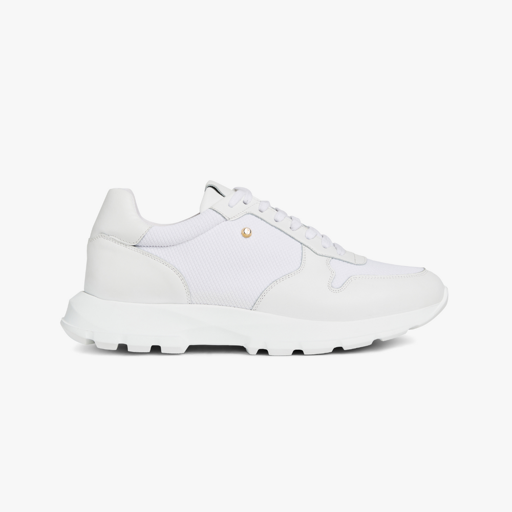 Lucas Sneaker - White Leather/Mesh