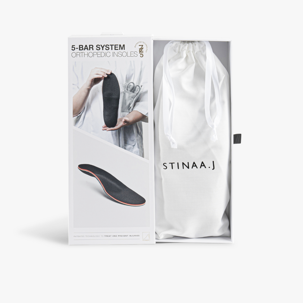 5-Bar Orthopedic Insoles - Black