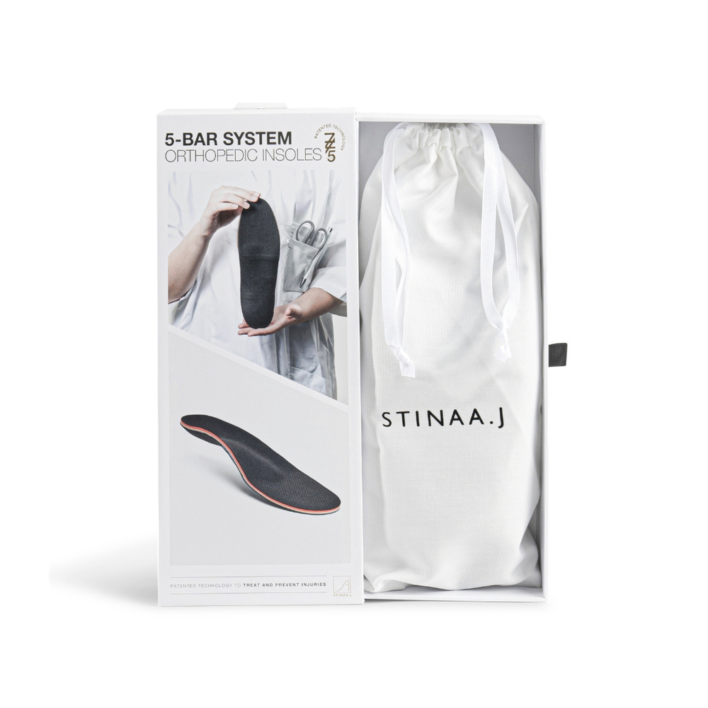 5-Bar Orthopedic Insoles - Black
