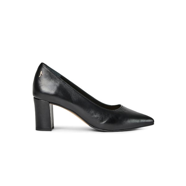 Alice Pumps - Black Leather 6 cm