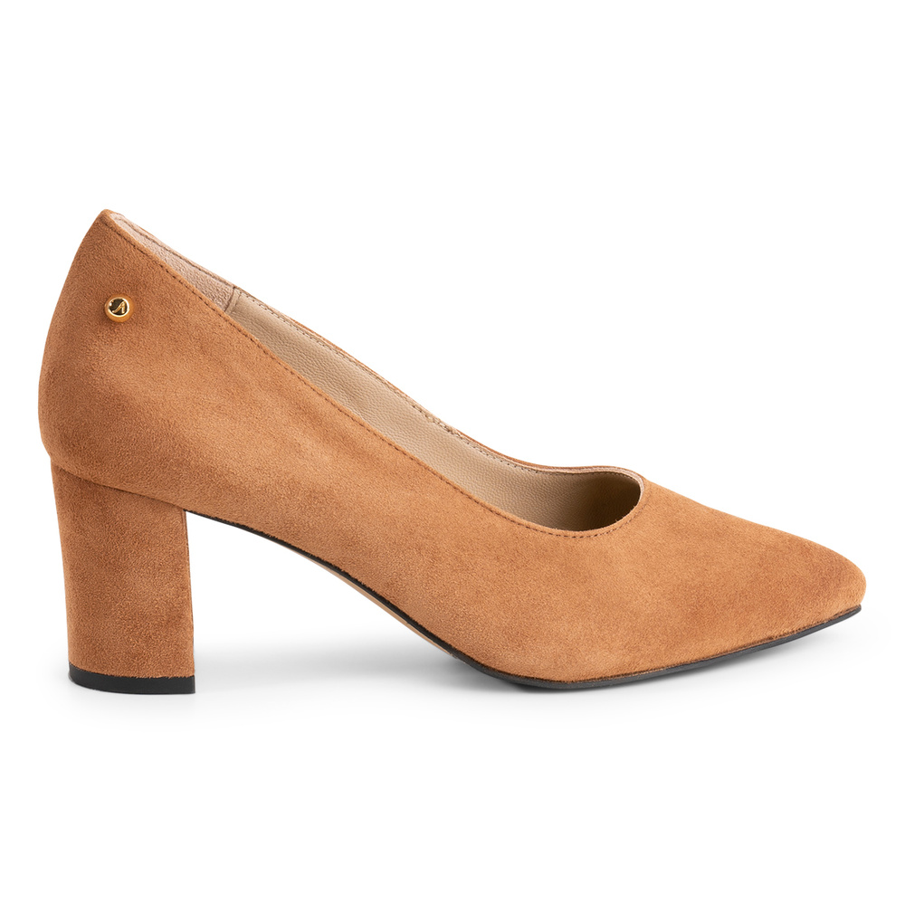 Alice Pumps - Brown Suede 6 cm
