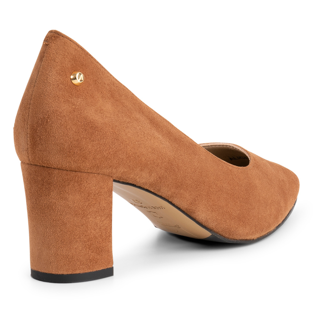 Alice Pumps - Brown Suede 6 cm