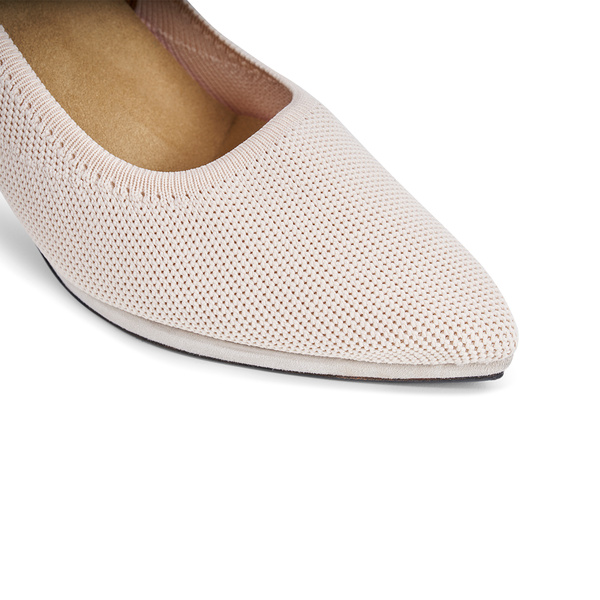 Felicia Expandable Pumps - Beige 6 cm