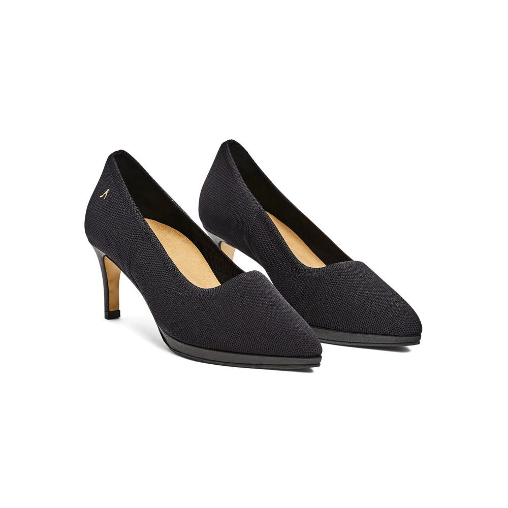 Felicia Expandable Pumps - Black 6 cm