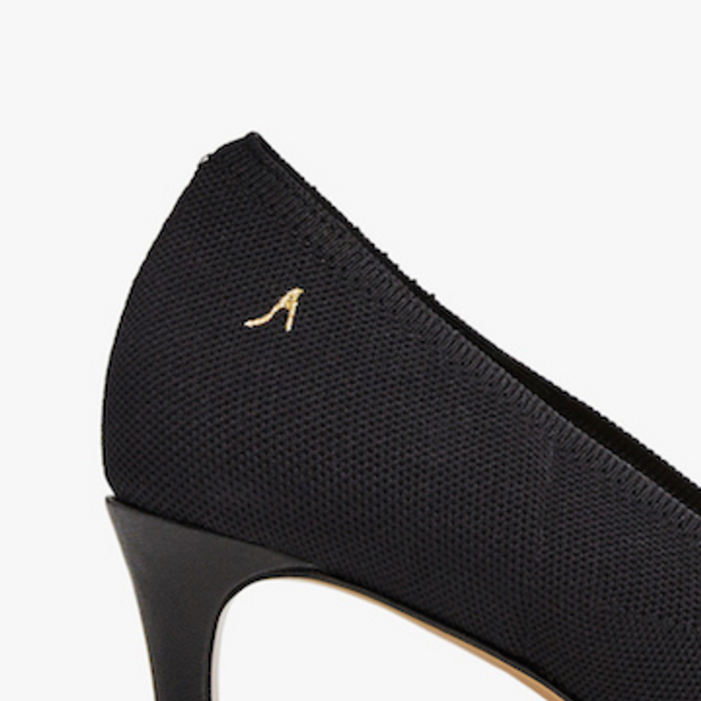 Felicia Expandable Black 6 cm, 2 in | Comfortable Heel Pumps