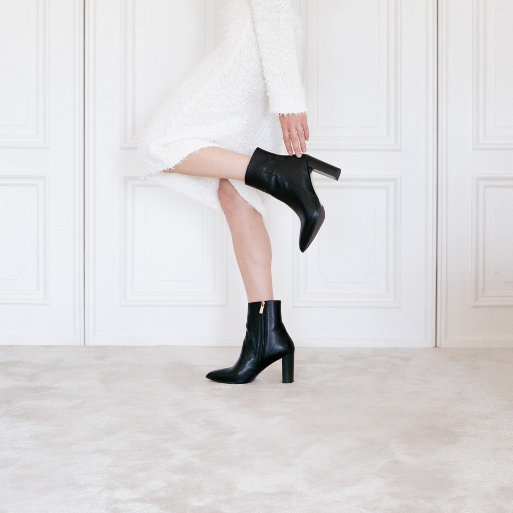 Isabel Boot - Black Leather