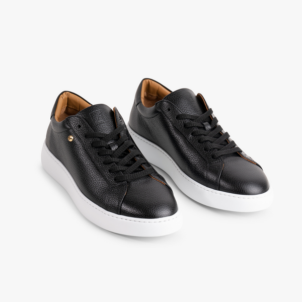 Oscar - Black Leather Sneakers | Stinaa.J Official Store