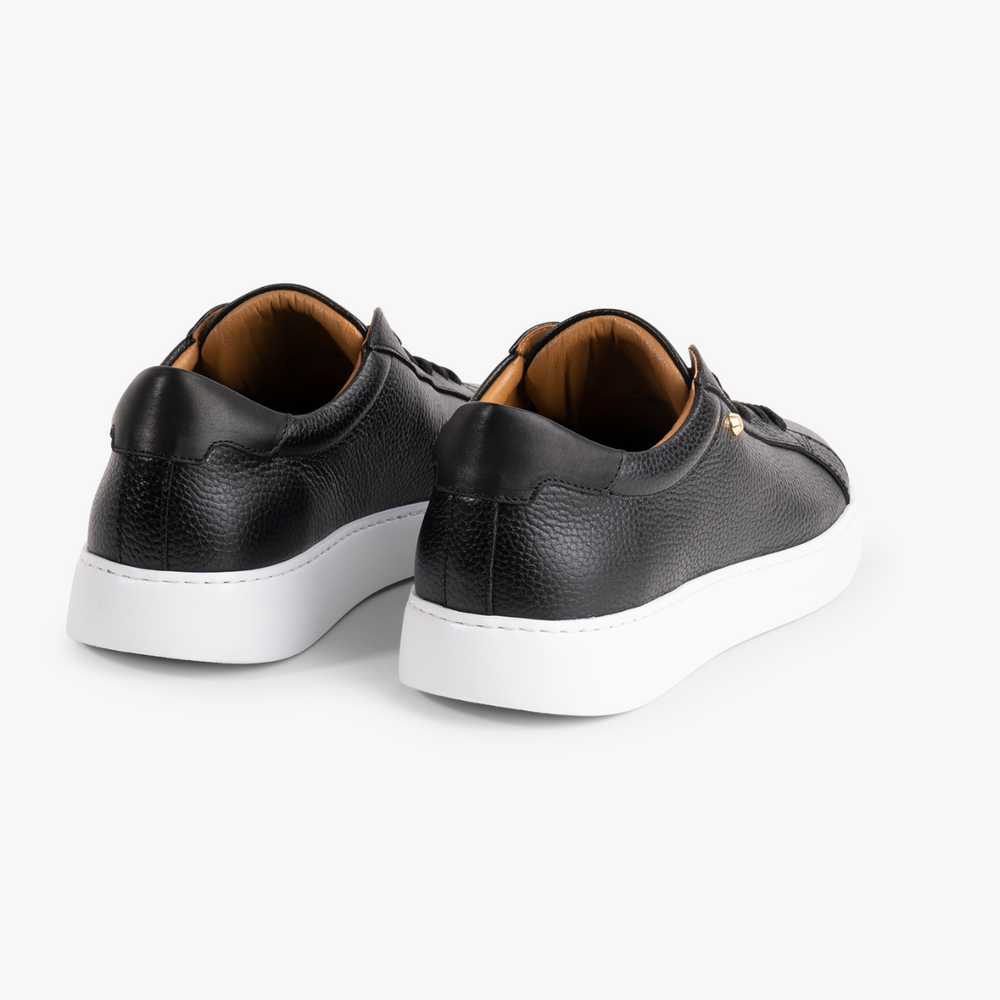 ✳︎Stina レオタード✳︎ type I drop / L size Oscar - Black Leather Sneakers | Stinaa.J Official Store