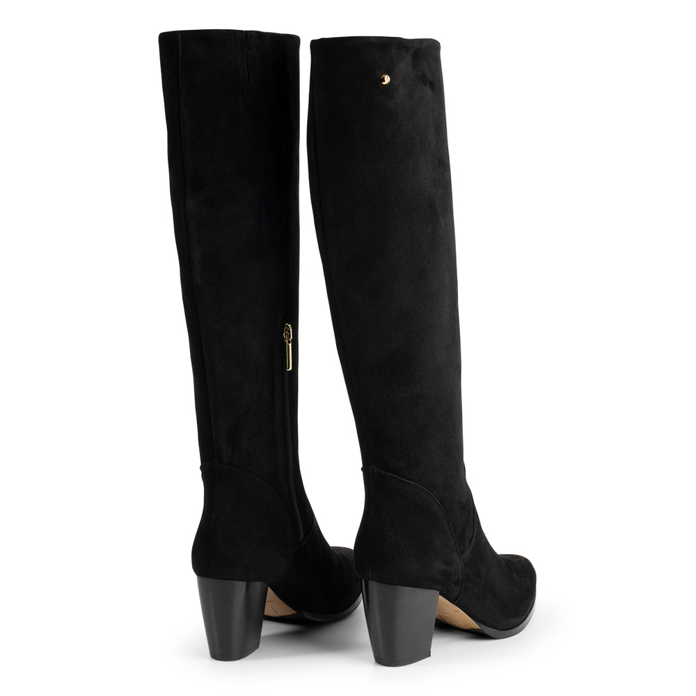 Emelie Boot - Black Suede
