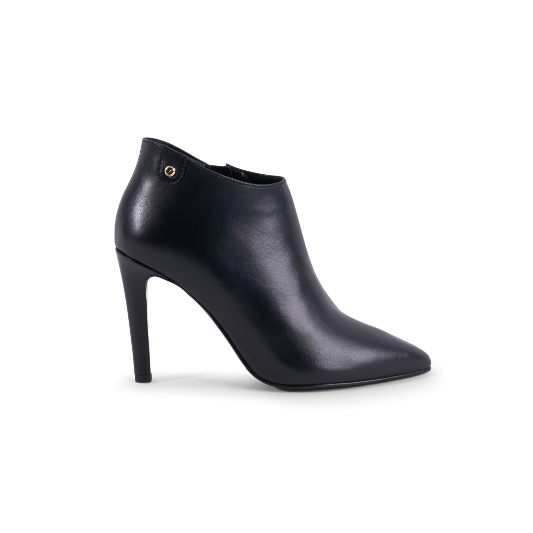 Stinaa. J - Ivy Boot - Black Leather 9 cm - Ortopediska Skor - stl. 39