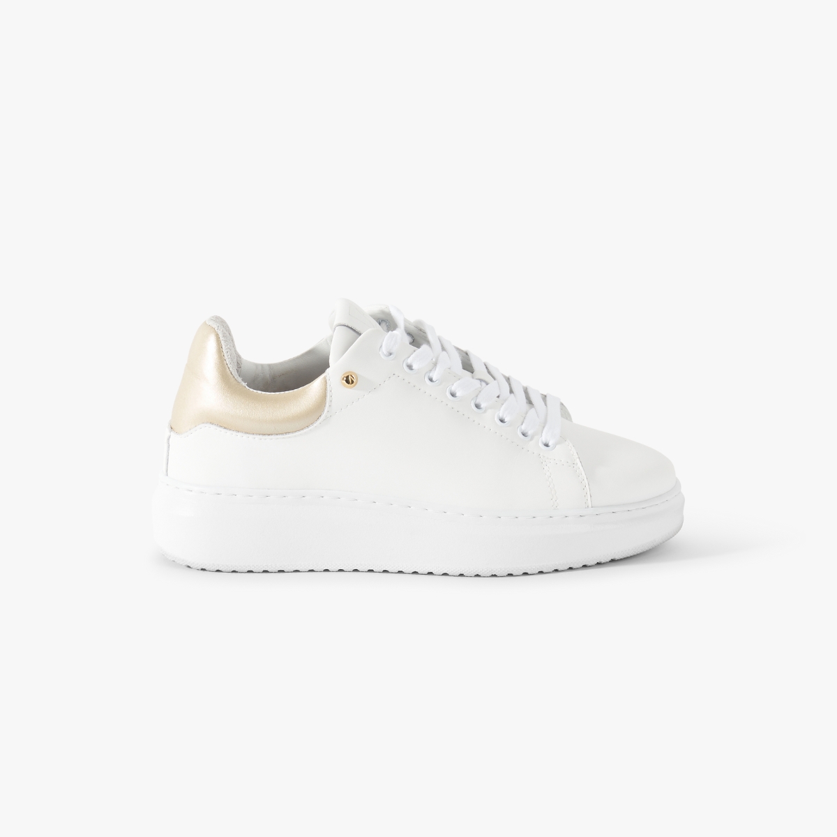 Stinaa. J - Nelly - White Leather - Ortopediska Skor - stl. 35